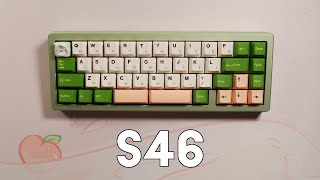 S46 by Not From Sam Tangerine Switches Typing Sounds [upl. by Robinetta]