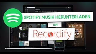 Kostenlos amp Einfach Musik von Spotify herunterladenaufnehmen  Recordify Tutorial [upl. by Belloir676]