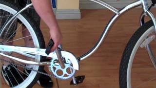 Replace beach cruiser bike pedals  Beachbikesnet [upl. by Husha]