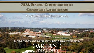 Spring 2024 Commencement Friday April 26 2024 2pm EST1800 UTC [upl. by Leftwich]