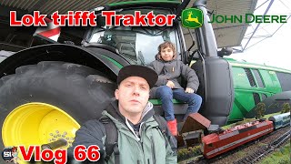 SpeedVlog 066  Lok trifft Traktor  Modellbahn meets John Deere 2024 [upl. by Lora48]