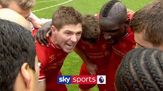 quotWe dont let this slip we go againquot  Steven Gerrard leads Liverpools PostMatch Huddle [upl. by Ennaeilsel469]