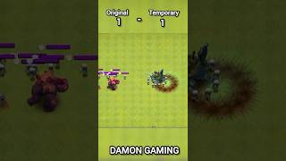 Original Vs Temporary troops clashofclans shorts coc gaming attack cocmentor [upl. by Simona76]