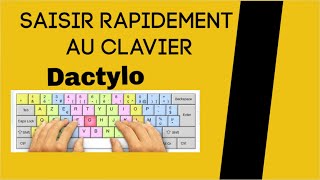 COMMENT TAPER RAPIDEMENT AU CLAVIER DACTYLOGRAPHIE [upl. by Ocihc]