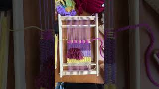 Quick Weaving Basics for Beginners 1 Minute Weaving Tutorial [upl. by Htnicayh]