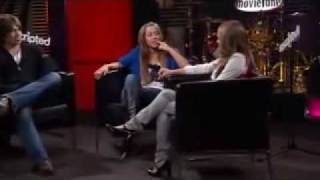 Miley Cyrus Emily Osment and Billy Ray Cyrus Interview each other [upl. by Glarum]