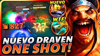 😱¡3 ITEMS en 10 MINUTOS NUEVA BUILD de DRAVEN hace INSTAKILL con SOLO MIRARTE 2000 ORO GRATIS [upl. by Kirre115]