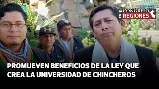 Informan sobre beneficios de la ley que crea la Universidad Nacional de Chincheros [upl. by Alyel]