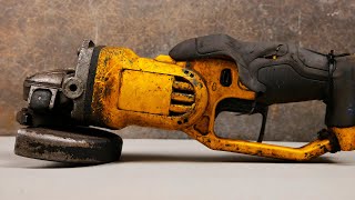 Dewalt DCG412 18V cordless grinder Restoration and renovation [upl. by Eustasius653]