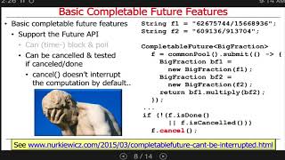 Overview of Basic Java 8 CompletableFuture Features Part 1 [upl. by Resneps]