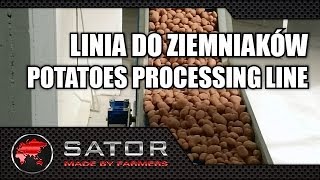 Sator  Linia do ziemniaków  Potatoes Processing Line [upl. by Aziram]