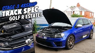 EPIC 485bhp TRACK SPEC MK7 Golf R ESTATE [upl. by Maxine]