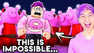 Can You Survive ROBLOX PIGGY WITH 100 PLAYERS IMPOSSIBLE [upl. by Calise645]