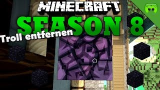 TROLL ENTFERNEN «» Minecraft Season 8  173  HD [upl. by Ahsiek]