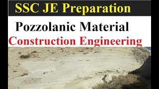 SSC JE Preparation Pozzolanic Material  Construction Materials  By Munesh sir [upl. by Vin]