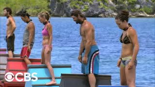 Survivor Cagayan  Immunity Challenge Bermuda Triangles [upl. by Greff]