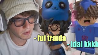 Caso de traição no Roblox [upl. by Wallis]