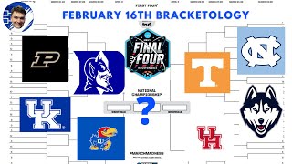 Bracketology Update  February 16 2024 [upl. by Ahsieki]