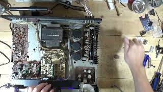 Marantz 2220 Stereo Receiver Repair  Intermittent Channel [upl. by Akimal304]