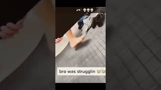 bro fighting for his life in the toilet 💀 [upl. by Alorac]