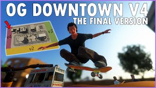 THE BEST SKATER XL MAP IS FINALLY FINISHED OG Downtown V4 [upl. by Carolin]