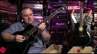 Ibanez Acoustic Unboxing LIKE A BOSS with a machete  AEG240 quotAEG 240quot [upl. by Christianson272]