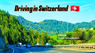 Driving In Switzerland 🇨🇭  Driving in Switzerland 4k [upl. by Shani]