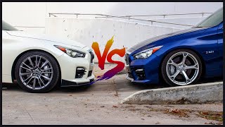 Q50 RED SPORT VS Q50 RED SPORT RACING [upl. by Forras]