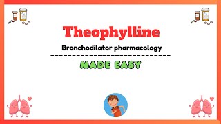 Theophylline pharmacology methylxanthines asthma drugs pharmacology pharmacology made easy [upl. by Nedia]