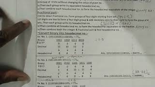 12 Bifocal Electronics  Paper 2 Chapter 1 Binary to hexadecimal conversion [upl. by Bertero]