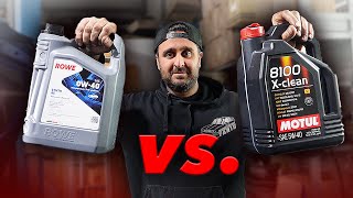 Motorölvergleich  ROWE 0W40 vs MOTUL XClean 5W40  BMWFarid [upl. by Kohler]