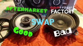 Blown speaker Lets fix it Quick and Easy Speaker Change Subaru Forester [upl. by Azaria]