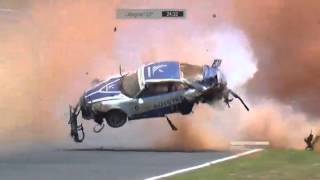 Pedro Piquet hard crash in Porsche GT3 Cup [upl. by Tallou]