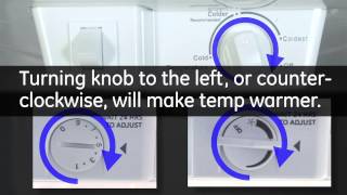 Temperature Controls  Top Mount Refrigerators [upl. by Nauqas]