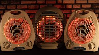 😴 Triple Heater Fan Sounds with Deep Tube Sound for Sleeping Relaxing and Studying [upl. by Cosme864]