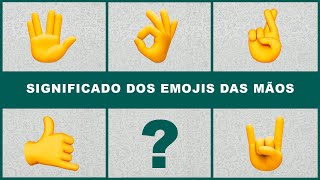 Significado dos Emojis das mãos  Emojis Animados  Multi Dados [upl. by Nickola188]