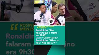 E essa resenha do Ronaldinho Gaúcho com o Cuca na época de AtléticoMG fã de esportes SHORTS [upl. by Aiceled204]