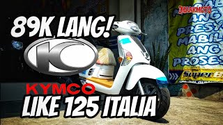 MURANG CLASSIC SCOOTER 🔥New Kymco Like 125 Italia  Price Review amp Specs iMarkMoto [upl. by Gwenn442]