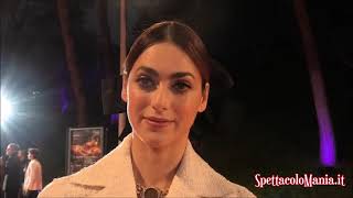 Videointervista a Miriam Leone sul red carpet di Miss Fallaci alla Festa del Cinema di Roma [upl. by Asennav507]