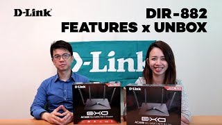 DIR 882  AC2600 EXO MUMIMO WiFi Router Features  Unbox [upl. by Ahsienal]