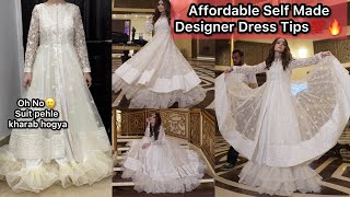 Self Made Fancy Dress Designing Tips amp Ideas  White Dress Design  Part 2 [upl. by Bennet]