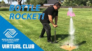 DIY STEM Project For Kids How To Make A Bottle Rocket [upl. by Aneris]