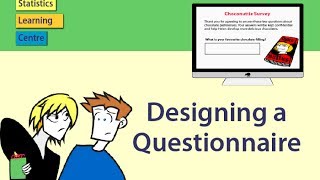 Designing a Questionnaire or Survey  statistics help [upl. by Isleana]