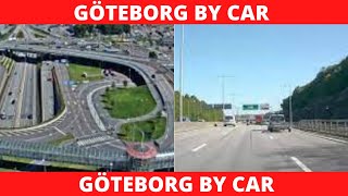 Sweden Göteborg Gothenburg Driving Around By Car [upl. by Oneal528]