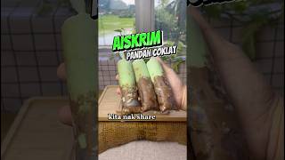 Ep 118  RESEPI AISKRIM PANDAN COKLAT icecream pandan chocolate local [upl. by Nylevol]