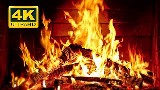 🔥 Cozy Fireplace 4K 12 HOURS Fireplace with Crackling Fire Sounds Beautiful Fireplace 4K [upl. by Ecirtael]