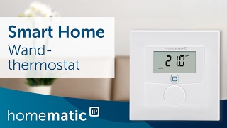 Wandthermostat  einfach erklärt  Homematic IP [upl. by Ainsley]