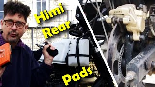 DIY Royal Enfield Himalayan rear brake pad swap [upl. by Ignatz]