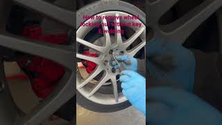 How to remove wheel locking nut without key amp welding youtubeshorts zm motors [upl. by Nitniuq]