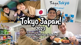 Tokyo Japan Day 1 EXPENSES Reveal  TRAVEL TIPS  LandasFamVlogs [upl. by Pelmas]